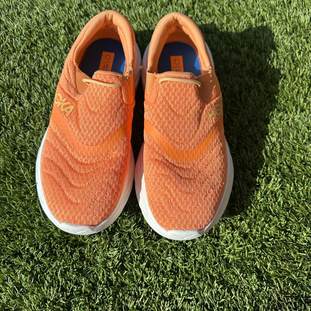 Hoka Recovery Shoe extremely comfortable Vibrant Orange Sneakers